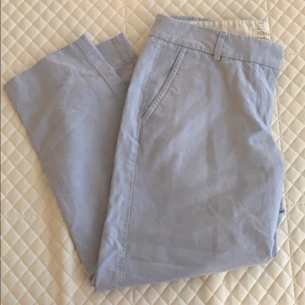 J Crew light blue Capri pants size 6
